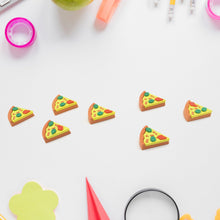 3D Pizza Slices Eraser Set – Fancy & Colorful Stationery for Kids & Gifts (7 slice) the24kgal