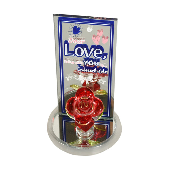 Lovely Rose Showpiece – Romantic Gift Set for All Occasions (1 Pc) the24kgal