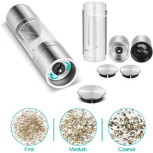 2-in-1 Stainless Steel Salt and Pepper Grinder the24kgal