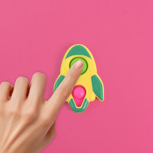 Rocket Shaped Dimple Keychain Toy (1 Pc) the24kgal