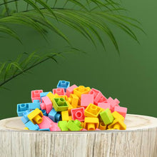 Pixel Cubes Toy for Children Early Education, Pixel Game Educational Board Games Board, Birthday Gift for Kids, Learning Math Toy, Brain Games, Math Puzzle (Approx 180 Cubes With Pixel Board & Book) the24kgal