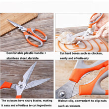 SpaceMulti-Function Kitchen Scissors for Veggies, Meat & Seafood with Bottle Opener the24kgal