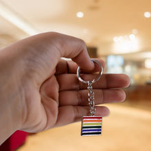 Rainbow Design Metal Keyring Key Chain (1 Pc Mix Design) the24kgal