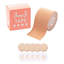 Boob Tape with Nipple Covers: Cotton, Breathable, Lift & Support (5m, 10 Pairs) the24kgal