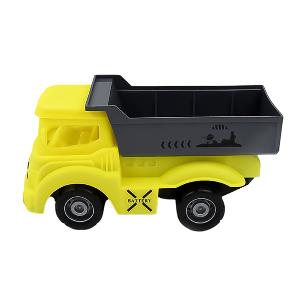 Friction Powered Dumper Toy Truck For Kids | With Opening Container Feature | Strong & Durable Plastic Material | Indoor & Outdoor Play Birthday Gift for Baby Boys & Girls (1 Pc) the24kgal