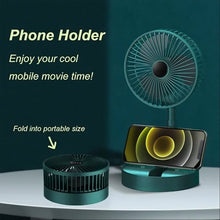 Adjustable Portable Desktop Fan - Telescopic Silent Personal Cooling for Office & Travel (Battery Not Include) the24kgal
