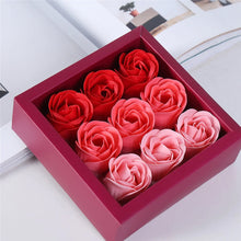 9 Pc Rose Flower Bath Soap (9 Pcs Set) the24kgal