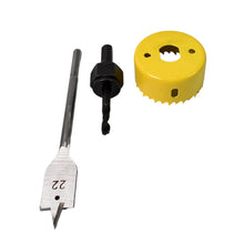 Door Lock Installation (22mmx150mm) Hole Saw Kit (1 Set) the24kgal