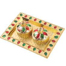 Rakasha Bandhan Special Puja Thali, Kumkum Thali Holder, Pooja Return Gift, Indian Housewarming Gifts, Brother / Bhai / Bhabhi / Sister / Family  Rakhi for Rakshabandhan, Diwali the24kgal