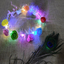 LED Flower Crown Headband – Multicolor Light-Up (1 Pc), Hair accessories the24kgal