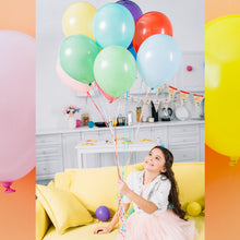 Big Size Balloons Kinds of Rainbow Party Latex Balloons for Birthday / Anniversary / Valentine's / Wedding / Engagement Party Decoration Multicolor (3 Pcs Set the24kgal