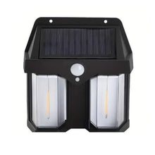 Outdoor Solar Wall Lamp Outdoor Waterproof High Quality Lamp Induction Garden Lamp Garden Villa Night Lamp Double Lamp Light (1 Pc) the24kgal