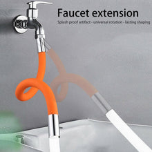 Flexible Water Tap Extender - 360° Adjustable Foaming Extension Tube with Connector (46cm) the24kgal