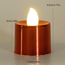 Electrical Candles Diya LED Tea Light, Plastic Candle Light Candle Candle (24 Pc Set) the24kgal
