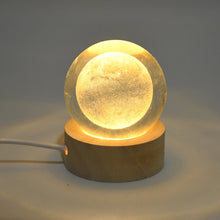 3D Crystal Ball lamps With Base (1 Pc / Mix Design) the24kgal