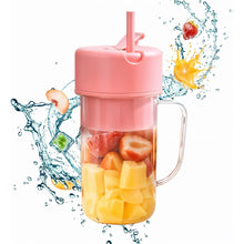 Portable Crusher Juicer With Handle & Straw, USB Rechargeable Multi Blades (420 ML) the24kgal