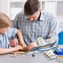 3D Wooden Aircraft Puzzle DIY Assembly Kit (Mix Design – 1 Set) the24kgal