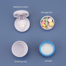 4-in-1 Medicine Cutter, Crusher, Storage Box for Pills the24kgal