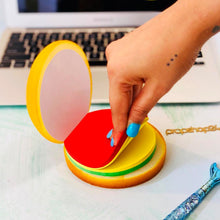 Burger Shaped Note  /  Sticky Notes  /  Memo Notes, Unique Mini Notes (Multicolor) the24kgal