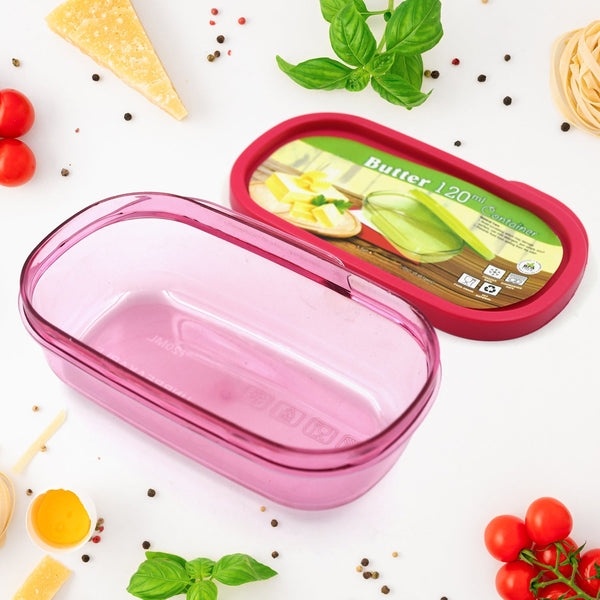Butter Container, PP Butter Storage Box Easy to Take Portable Large Capacity for Kitchen for Home for Cheese for Butter (120 ML) the24kgal