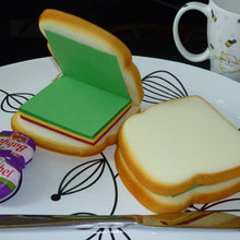 Sandwich Shaped Note  /  Sticky Notes  /  Memo Notes, Unique Mini Notes (Multicolor) the24kgal