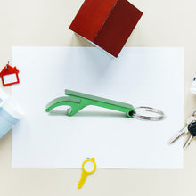 Metal Bottle Opener Keychain (1 Pc) the24kgal