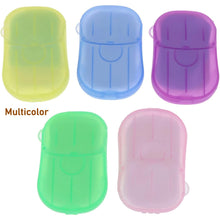 Travel Paper Soap Sheet with Mini Box (20 Sheets in a Pack Approx / Mix Color) the24kgal