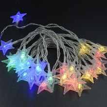 28 LED / Star 3.9 Meter Star Shape Led Light Battery Operated with Flashing Modes for Home Decoration, Kids Room, Waterproof Diwali & Wedding LED Christmas Light Indoor and Outdoor Light ,Festival Decoration (Multicolor Battery Not Included 3.9Mtr) the24kgal