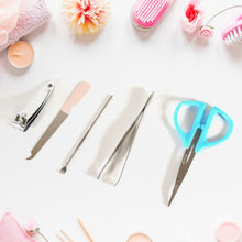 5 IN 1 Stainless Steel Professional Manicure Set, Nail Cutter For Women, Nail Scissors, Luxury Grooming Kit the24kgal