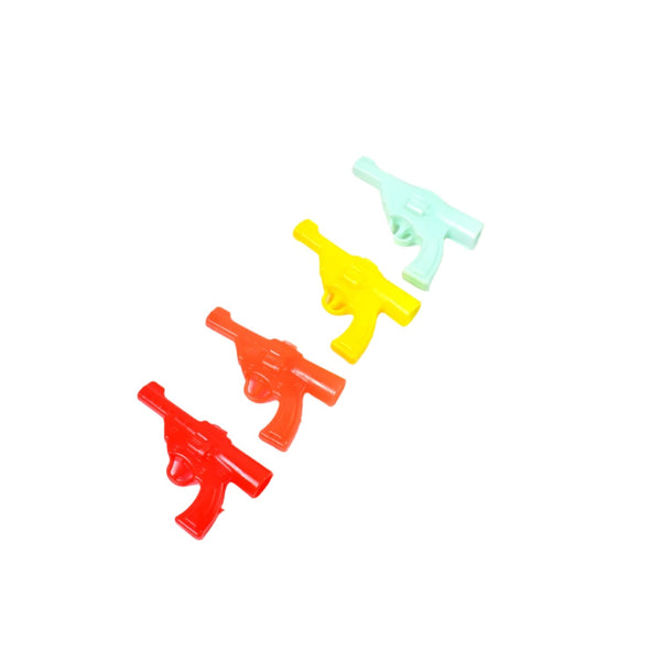 Gun Shape Pencil Top For Kids Office, Small Gun Toy (1 Pc / Mix Colour & Design) the24kgal