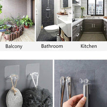 Transparent Self-Adhesive Wall Hook – Drill-Free, Waterproof & Oil-Proof for Toothbrush, Socket (1 Pc) the24kgal