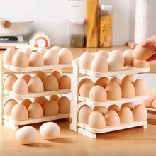 Plastic Foldable Egg Tray | 24 Grid Egg Storage Box (1 Pc) the24kgal