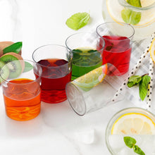 Magic Glass Clear Glass Bubble Water Juice Glasses (6 Pcs Set) the24kgal