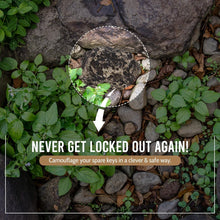 Realistic Fake Rock Key Hider – Weatherproof Outdoor Key Storage for Emergencies (1 Pc) the24kgal