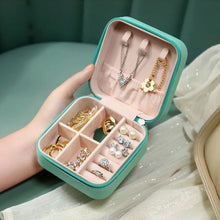 Mini PU Leather jewellery Box for Travel & Storage the24kgal