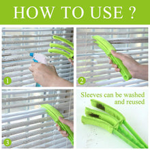 Window Blind Cleaner Brush with Microfiber Sleeves – Dusting Tool for Shutters & AC (1 Pc) the24kgal