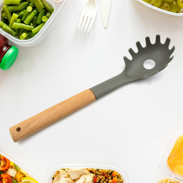 Plastic Kitchen Accessories Whisk , Pasta Spoon & Soup Spoon Heat Resistant  Non Stick Spoons Kitchen Cookware Items  (1 Pc ) the24kgal