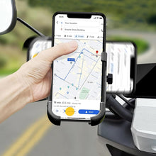 Full Metal Body Bike & Scooty 360 Degree Rotating Mobile Holder Stand for Bicycle, Motorcycle, Scooty for Maps and GPS Navigation Fits All Smartphones (1 Pc) the24kgal