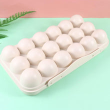 18 Grid Egg Holder Storage, Shock-Proof Egg Container with Buckle, Egg Carrier, Egg Tray, Egg Shelter, Effective Full Seal, Egg House use for Fridge, Camping, Kitchen the24kgal