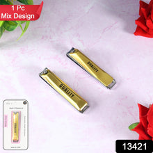 Stainless Steel Folding Portable Large Nail Clippers with Nail File (1 Pc / Mix Design) the24kgal