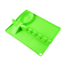 4-Slots Silicone Multifunctional Spoon Holders Fork Spatula Rack (1 Pc) the24kgal