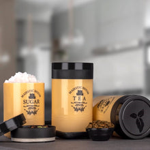 Airtight Containers – For Tea, Coffee, Sugar & More (3 Pcs Set) the24kgal