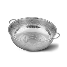 Stainless Steel Colander with Handle, Large Strainer Basket for Kitchen (25.5 cm) the24kgal