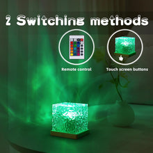 Ocean Wave Projector Lamp, 3D Water Wave LED Night Light, Water Ripple Night Lamp With Remote the24kgal