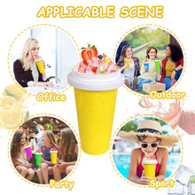 Smoothies Maker Cup, Magic Quick Frozen Smoothies Cup Cooling Cup Double Layer Squeeze Cup Slushy Maker (1 Pc) the24kgal