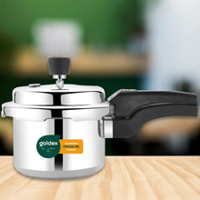 Aluminium Classic Goldex Pressure Cookers With Outer Lid (2 Litres / 5-Year warranty,  ISI Number :- 2347, BIS Number :- CM/L -7600164310 the24kgal