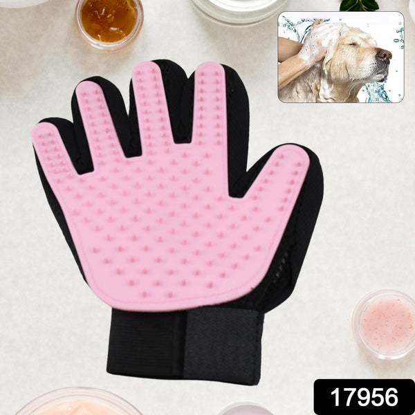 Pink  Gloves, Gloves Bathing Tool (1 Pc) the24kgal