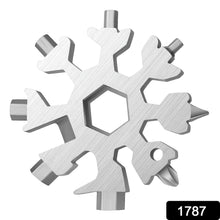 Durable & Portable 18 in 1 Snowflake Multi-Tool, Snowflake Bottle Opener Flat Phillips Screwdriver Kit Wrench the24kgal