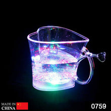 Heart Shape Activated Blinking Led Glass Cup the24kgal