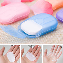 Travel Paper Soap Sheet with Mini Box (20 Sheets in a Pack Approx / Mix Color) the24kgal